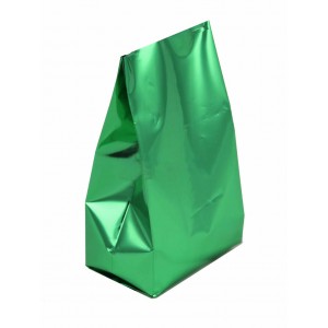 Пакет с центральным швом зеленый 45 мкм