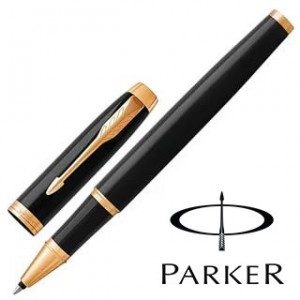 Ручка-роллер Parker IM Premium Black GT