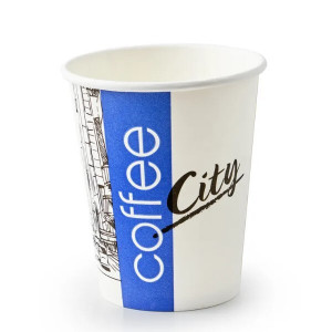 Стакан бумажный 250 мл Сити (50 штук/упак)