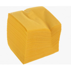 Салфетки бумажные Желтые 100 штук Салфетки бумажные Желтые 100 штук