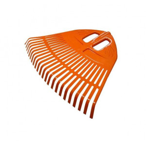 Грабли веерные пластмассовые без черенка 500*430 мм, цветные