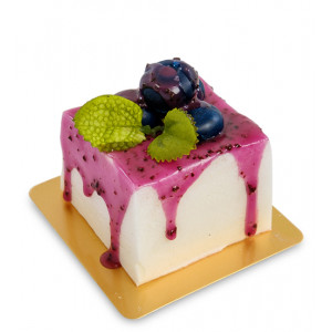 Подложка с держателем 75х75 мм для пирожного, соль..