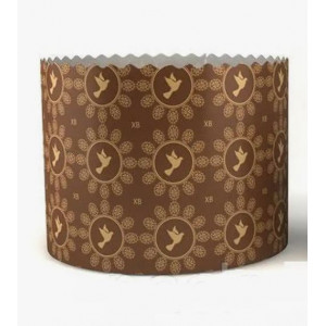 Форма бумажная для кексов и куличей d110 h85 мм, к..