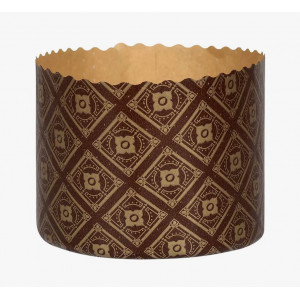 Форма бумажная для кексов и куличей d134 h95 мм, к..