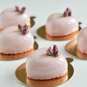 Подложка круглая золото с держателем 80 мм, сольерка (0,8 мм, 100 штук) 