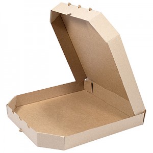 Коробка для пиццы 320х320х35 мм, крафт (гофрокартон, 50 шт/уп)