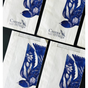 Пакеты для выпечки с логотипом, клиновидное дно