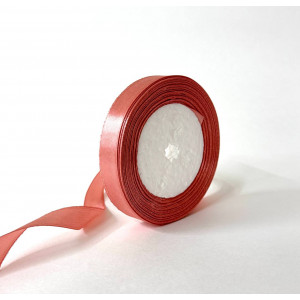 Лента атласная, 16 мм*23м., облачно-розовый..