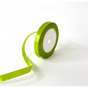 Лента атласная, 10мм*23м, Трава..