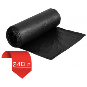 Мешки для мусора 240л Прочные Броня (40 микрон, 10 штук) 