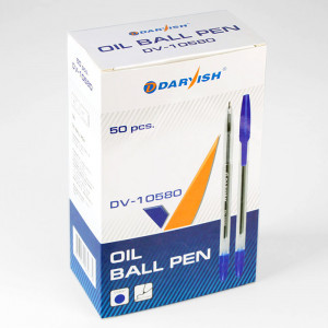 Ручка шариковая синяя DARVISH, Китай..