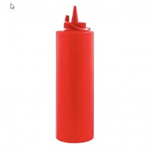 Дозатор для соусов Красный 1000 мл,  (диспенсер, бутылка для соуса)