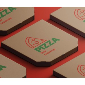 Коробка для пиццы с Вашим логотипом 320х320х35 мм (1000 шт)