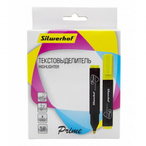 Текстовыделитель Silwerhof Prime скошенный пиш. на..