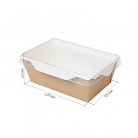 Контейнер бумажный ECO OPSALAD 400 (50 штук)