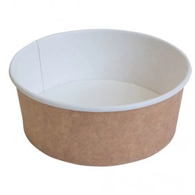 Круглый контейнер Round Bowl 750 Крафт (45 штук)