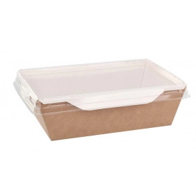 Контейнер с крышкой ECO OPSALAD 450 (50 штук)