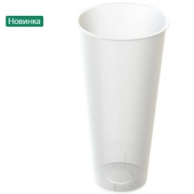 Стакан Guru 650 мл Bubble Tea пластиковый Матовый (25 штук, для Бабл Ти)